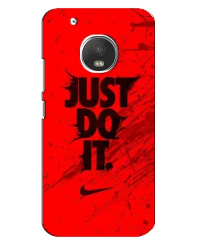 Чехол для Motorola MOTO G5 с картинкой «Nike Just Do It»