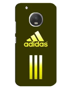 Чехол для Motorola MOTO G5 с картинкой «Оливковый градиент Adidas»