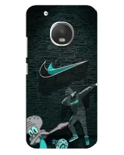 Чохол для Motorola MOTO G5 з картинкою «Спортивний арт Nike»