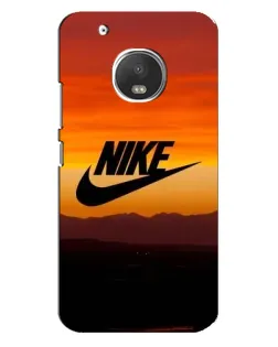 Чехол для Motorola MOTO G5 с картинкой «Nike — вечерний горизонт»