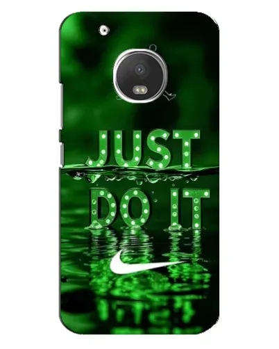 Чехол для Motorola MOTO G5 с картинкой «Зеленый неоновый Nike»