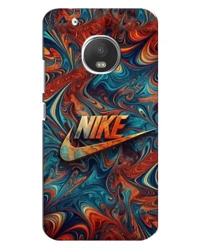 Чехол для Motorola MOTO G5 с картинкой «Nike в абстракции»