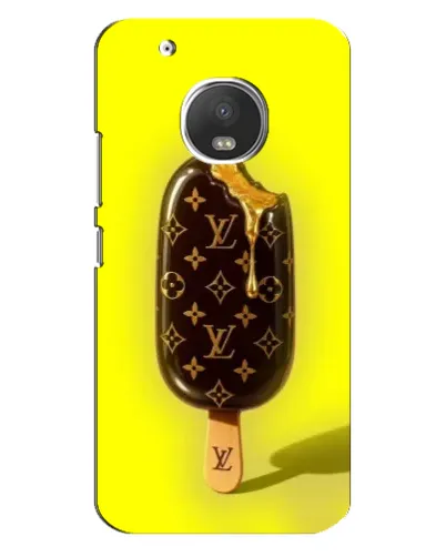 Чехол для Motorola MOTO G5 с картинкой «Мороженое от LV»