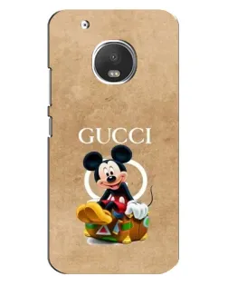 Чехол для Motorola MOTO G5 с картинкой «Микки Маус Gucci — крафт»