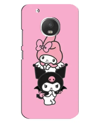 Чехол для Motorola MOTO G5 с картинкой «My Melody и Kuromi» Чехол для Motorola MOTO G5 с картинкой «My Melody и Kuromi»