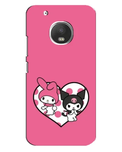 Чехол для Motorola MOTO G5 с картинкой «Kuromi и My Melody» Чехол для Motorola MOTO G5 с картинкой «Kuromi и My Melody»