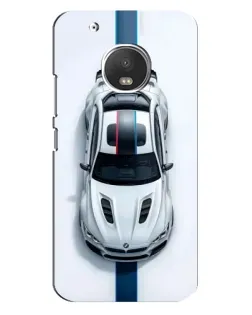 Чехол для Motorola MOTO G5 с картинкой «Вид сверху — BMW M»