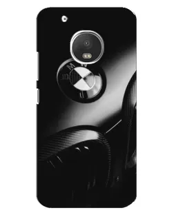 Чехол для Motorola MOTO G5 с картинкой «Эмблема BMW — макро»