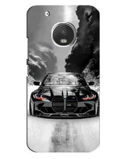Чехол для Motorola MOTO G5 с картинкой «BMW — акварельный дрифт»