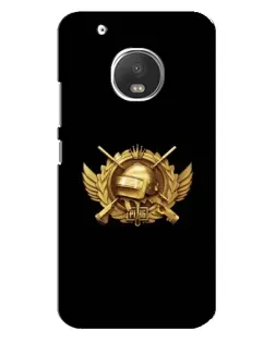 Чехол для Motorola MOTO G5 с картинкой «PUBG — оранжевый градиент»