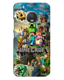 Чехол для Motorola MOTO G5 с картинкой «Замок Minecraft»