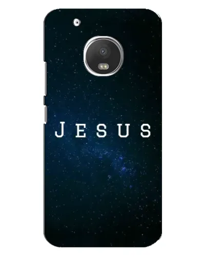 Чехол для Motorola MOTO G5 с картинкой «Звездное небо Jesus»