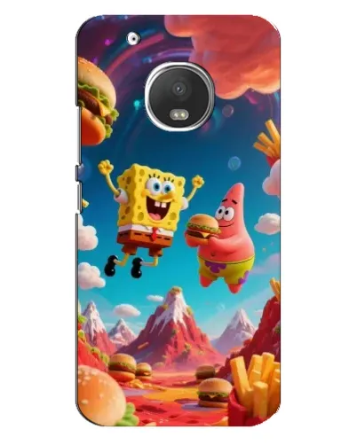 Чехол для Motorola MOTO G5 с картинкой «Космический фастфуд» Чехол для Motorola MOTO G5 с картинкой «Космический фастфуд»