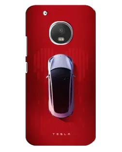 Чехол для Motorola MOTO G5 с картинкой «Tesla Top View»