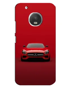 Чехол для Motorola MOTO G5 с картинкой «Красный Mercedes AMG»