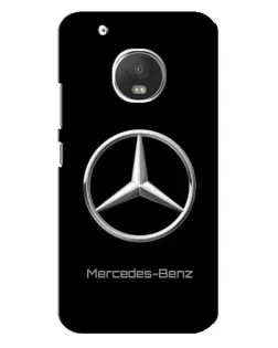 Чехол для Motorola MOTO G5 с картинкой «Mercedes Silver Logo»