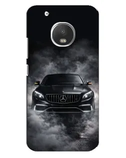 Чехол для Motorola MOTO G5 с картинкой «Mercedes в дыму»