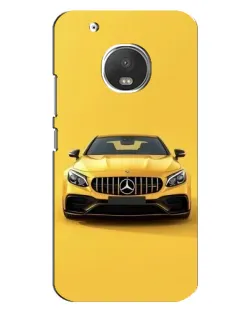 Чехол для Motorola MOTO G5 с картинкой «Желтый Mercedes GT»