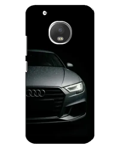 Чехол для Motorola MOTO G5 с картинкой «Audi — детализация кузова»