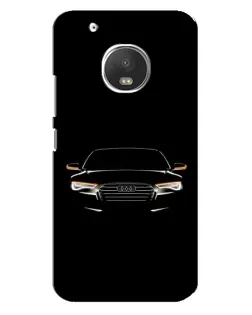 Чехол для Motorola MOTO G5 с картинкой «Audi — ночной контур»