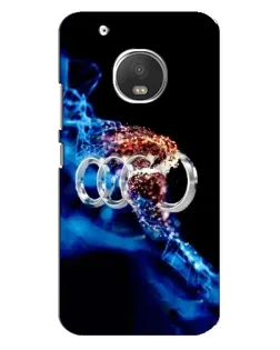 Чехол для Motorola MOTO G5 с картинкой «Энергия лого Audi»