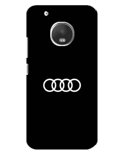 Чехол для Motorola MOTO G5 с картинкой «Audi White Logo»