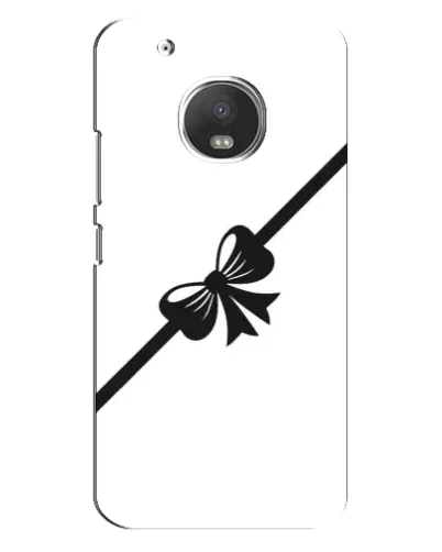 Чехол для Motorola MOTO G5 с картинкой «Диагональный бант»