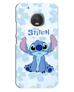 Чехол для Motorola MOTO G5 с картинкой «Stitch среди цветов» Чехол для Motorola MOTO G5 с картинкой «Stitch среди цветов»