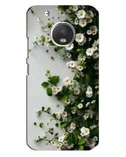 Чехол для Motorola MOTO G5 с картинкой «Ветка мелких белых цветов» Чехол для Motorola MOTO G5 с картинкой «Ветка мелких белых цветов»