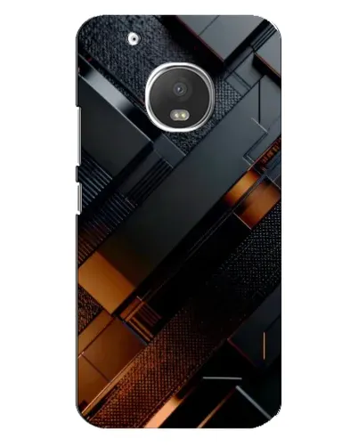 Чехол для Motorola MOTO G5 с картинкой «Черные геометрические блоки» Чехол для Motorola MOTO G5 с картинкой «Черные геометрические блоки»