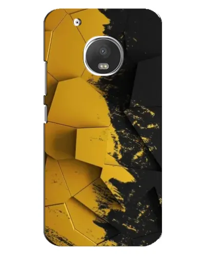 Чехол для Motorola MOTO G5 с картинкой «Золотые осколки геометрии» Чехол для Motorola MOTO G5 с картинкой «Золотые осколки геометрии»