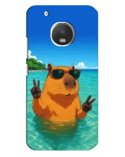 Чехол для Motorola MOTO G5 с картинкой «Морская капибара» Чехол для Motorola MOTO G5 с картинкой «Морская капибара»