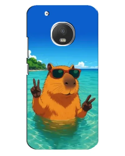 Чехол для Motorola MOTO G5 с картинкой «Морская капибара» Чехол для Motorola MOTO G5 с картинкой «Морская капибара»