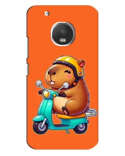 Чехол для Motorola MOTO G5 с картинкой «Капибара на скутере» Чехол для Motorola MOTO G5 с картинкой «Капибара на скутере»