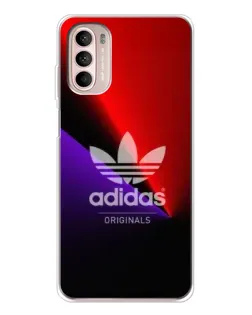 Чехол для Motorola MOTO G52 с картинкой «Adidas Red Neon»