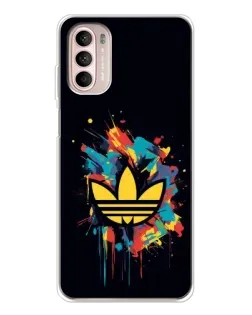 Чехол для Motorola MOTO G52 с картинкой «Adidas Splash»