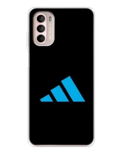 Чехол для Motorola MOTO G52 с картинкой «Adidas Cyan Logo»
