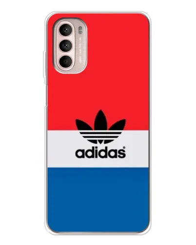 Чехол для Motorola MOTO G52 с картинкой «Ретро блоки Adidas» Чехол для Motorola MOTO G52 с картинкой «Ретро блоки Adidas»