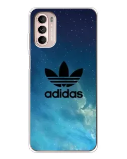 Чехол для Motorola MOTO G52 с картинкой «Adidas Stone Logo»