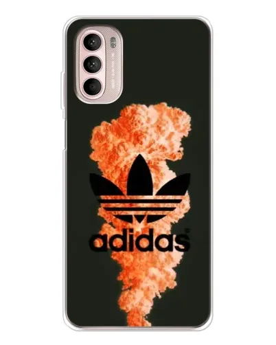 Чехол для Motorola MOTO G52 с картинкой «Оранжевый дым Adidas» Чехол для Motorola MOTO G52 с картинкой «Оранжевый дым Adidas»