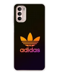 Чехол для Motorola MOTO G52 с картинкой «Градиент Adidas»