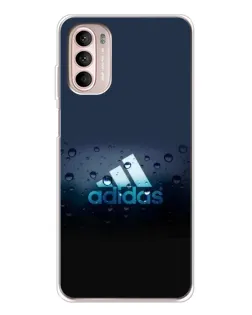 Чехол для Motorola MOTO G52 с картинкой «Adidas Water Drops»