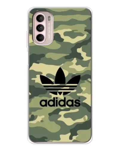 Чехол для Motorola MOTO G52 с картинкой «Милитари стиль Adidas» Чехол для Motorola MOTO G52 с картинкой «Милитари стиль Adidas»