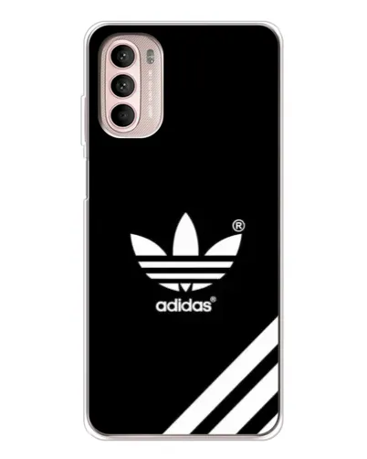 Чехол для Motorola MOTO G52 с картинкой «Adidas с диагональными полосами» Чехол для Motorola MOTO G52 с картинкой «Adidas с диагональными полосами»