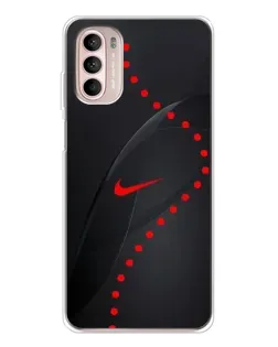 Чехол для Motorola MOTO G52 с картинкой «Абстрактный дизайн Nike»