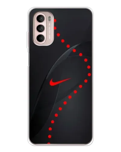 Чехол для Motorola MOTO G52 с картинкой «Абстрактный дизайн Nike»