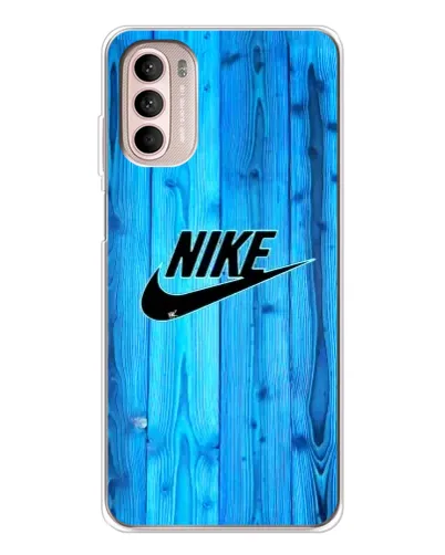 Чехол для Motorola MOTO G52 с картинкой «Голубое дерево Nike»