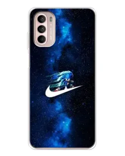 Чехол для Motorola MOTO G52 с картинкой «Звездный путь Nike»