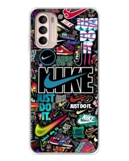 Чехол для Motorola MOTO G52 с картинкой «Яркий коллаж Nike» Чехол для Motorola MOTO G52 с картинкой «Яркий коллаж Nike»