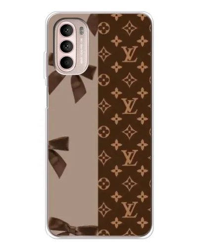 Чехол для Motorola MOTO G52 с картинкой «Louis Vuitton — банты» Чехол для Motorola MOTO G52 с картинкой «Louis Vuitton — банты»